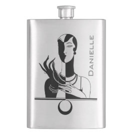 Ihr Name auf dieser Mode-Modell-Flasche Flachmann