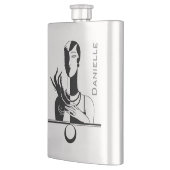 Ihr Name auf dieser Mode-Modell-Flasche Flachmann (Links)