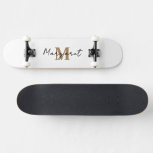 Ihr Name auf einem benutzerdefinierten Skateboard