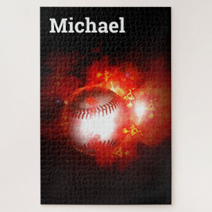 Ihr Name Baseball - Sportart Puzzle