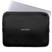 Ihr Name Black Laptop Bag Laptopschutzhülle (Vorderseite)