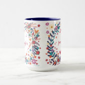 Ihr Name Bloral Custom Hübsch Inspiritivity Tasse (Zentrum)