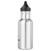 Ihr Name Blue Anchor Edelstahlflasche (Rechts)