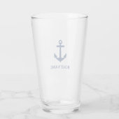 Ihr Name Blue Anchor Glas (Rückseite)
