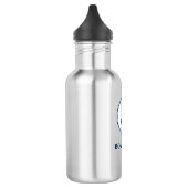 Ihr Name Blue Rope & Anchor Edelstahlflasche (Links)
