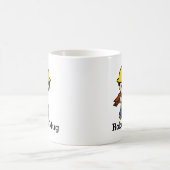 Ihr Name Builder Boy in Yellow Hard Hat Kaffeetasse (Mittel)