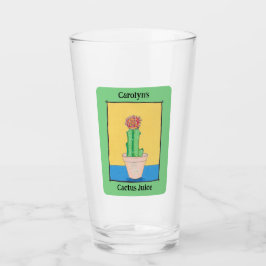 Ihr Name, Cactus Juice, Red Ball Cacti Glas