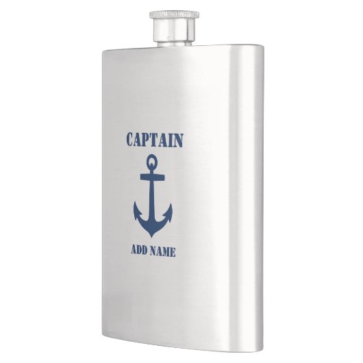 Ihr Name Captain Flask Anchor Flachmann (Links)