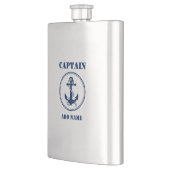 Ihr Name Captain Flask Anchor & Rope Flachmann (Links)
