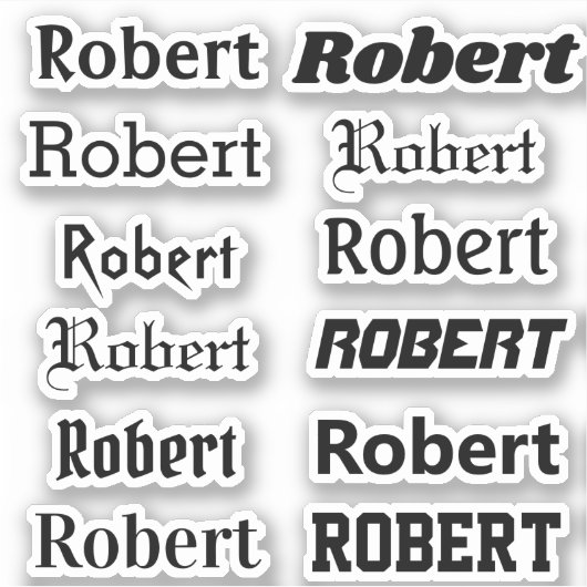 IHR NAME Clear Stickers Window Laptop Car Decks Aufkleber (Vorderseite)