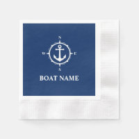 Ihr Name Compass Anchor Blue Cocktail