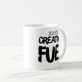 Ihr Name Creative Fuel Coffee Tasse (VorderseiteRechts)