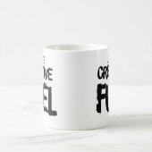 Ihr Name Creative Fuel Coffee Tasse (Mittel)