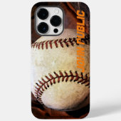 Ihr Name Custom Baseball Artwork Case-Mate iPhone Hülle (Rückseite)