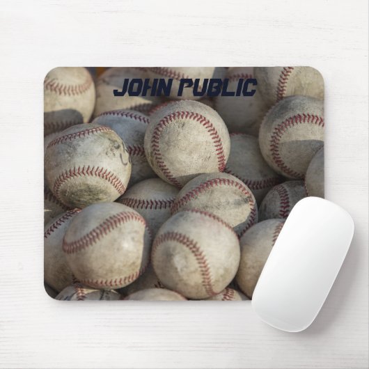 Ihr Name Custom Baseball Artwork Mousepad (Mit Mouse)