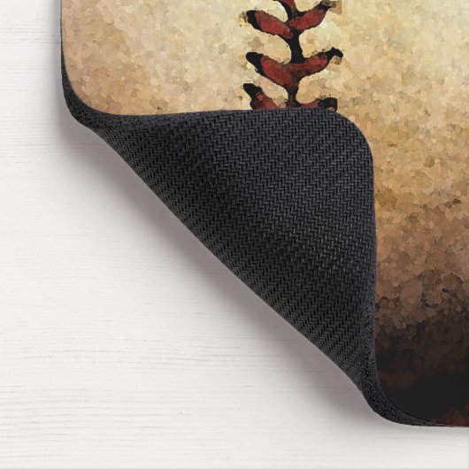 Ihr Name Custom Baseball Artwork Mousepad (Ecke)