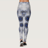 Ihr Name Custom Crystal Lapis Lazuli Leggings (Rückseite)