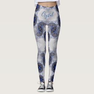Ihr Name Custom Crystal Lapis Lazuli Leggings