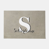 Ihr Name Custom Monogram Fußmatte (Vorderseite)