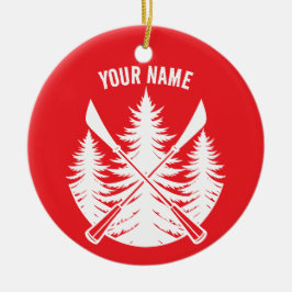 Ihr Name Custom Sup Girl Keramik Ornament