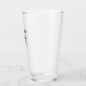 IHR NAME DANCING SKELETON PINT GLASS GLAS (Links)