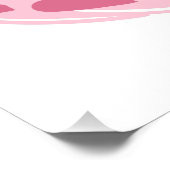 Ihr Name(e) in einem benutzerdefinierten Herz-Post Poster (Ecke)