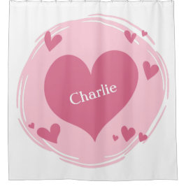 Ihr Name(e) in einem speziellen Duschvorhang für H