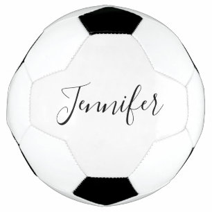 Ihr Name Elegante Schrift Fußball