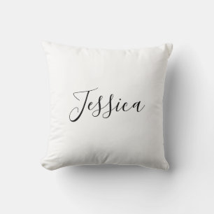 Ihr Name Elegante Schrift Kissen