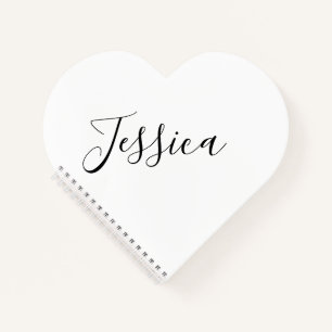 Ihr Name Elegante Schrift Notizblock