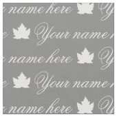 Ihr Name Fabric Personalisiert Canada Name Fabrics Stoff (Nahaufnahme)