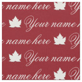 Ihr Name Fabric Personalisiert Canada Name Fabrics Stoff (Nahaufnahme)