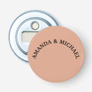 Ihr Name Familie Moderne kreative Tumblewegefarbe Flaschenöffner