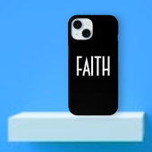 Ihr Name, fett weißer Text | Schwarz Case-Mate iPhone Hülle