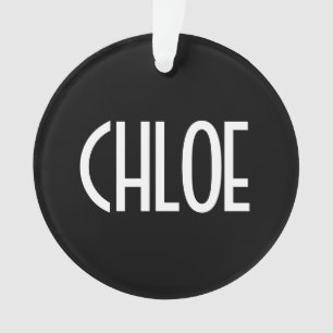 Ihr Name, Fetter Weißer Text   Schwarz Ornament