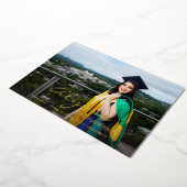 Ihr Name & Foto Graduate Dark Foil Ankündigung (Gedreht)