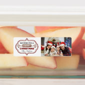 IHR Name & Foto Weihnachten Etiketten (Befestigt)
