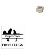 Ihr Name Fresh Eggs Rubber Briefmarke Gummistempel (Stempel)