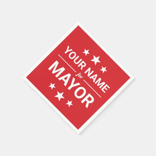 Ihr Name für benutzerdefinierte Text- und Farbstar Serviette (Ecke)