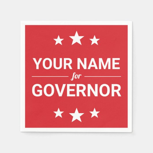 Ihr Name für benutzerdefinierte Text- und Farbster Serviette (Vorderseite)