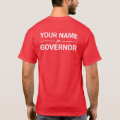 Ihr Name für benutzerdefinierten Text und Farbe T-Shirt (Rückseite)