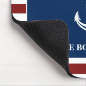 Ihr Name für Ihr Schiff Mousepad (Ecke)