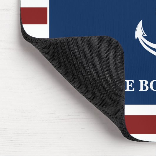 Ihr Name für Ihr Schiff Mousepad (Ecke)