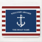 Ihr Name für Ihr Schiff Mousepad (Vorne)