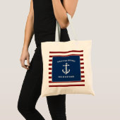 Ihr Name für Ihr Schiff Tragetasche (Vorderseite (Produkt))