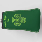 Ihr NAME Golf Cover Lucky PUTTER personalisieren Headcover (Vorderseite)