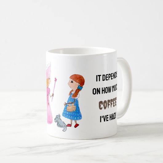 Ihr Name Gute Hexe oder Schlechte Hexe? Kaffeelieb Kaffeetasse (VorderseiteRechts)