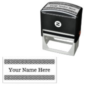 Ihr Name hier | Entwerfen Sie Ihr eigenes | Text Permastempel (Beispiel)