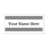 Ihr Name hier | Entwerfen Sie Ihr eigenes | Text Permastempel (Design)