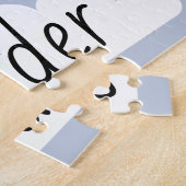 Ihr Name hier Flugzeug Wolken Puzzle (Seite)